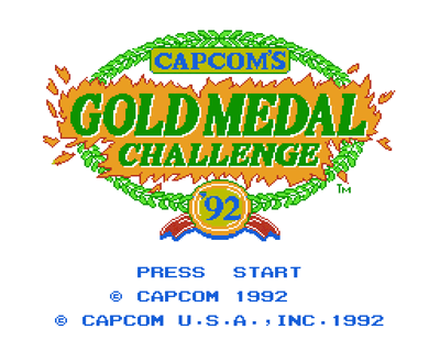 Capcom's Gold Medal Challenge '92 Title