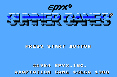 Summer Games Title