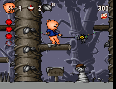 Porky Pig's Haunted Holiday Screenshot