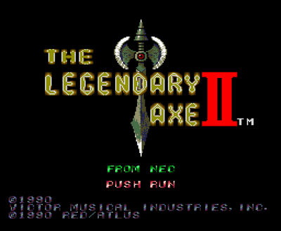 Legendary Axe II Title